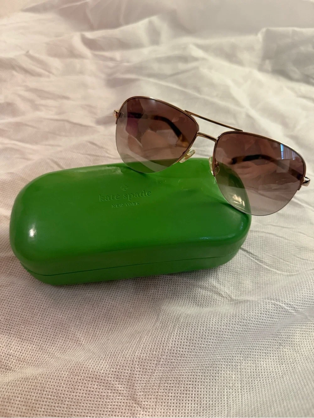 Kate Spade Bethann Sunglasses & Eye Glass Case